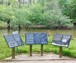 A Saline River crossing saw fighting at Jenkins Ferry on April 30, 1864. (Special to the Democrat-Gazette/Marcia Schnedler)